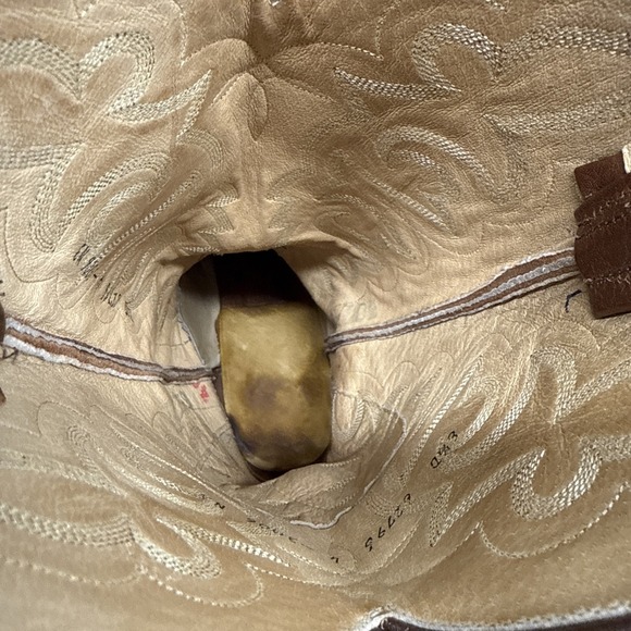 Panhandle Slim Western Boots Mens 8.5 D Brown Leather Cowboy Pull On - Picture 13 of 16